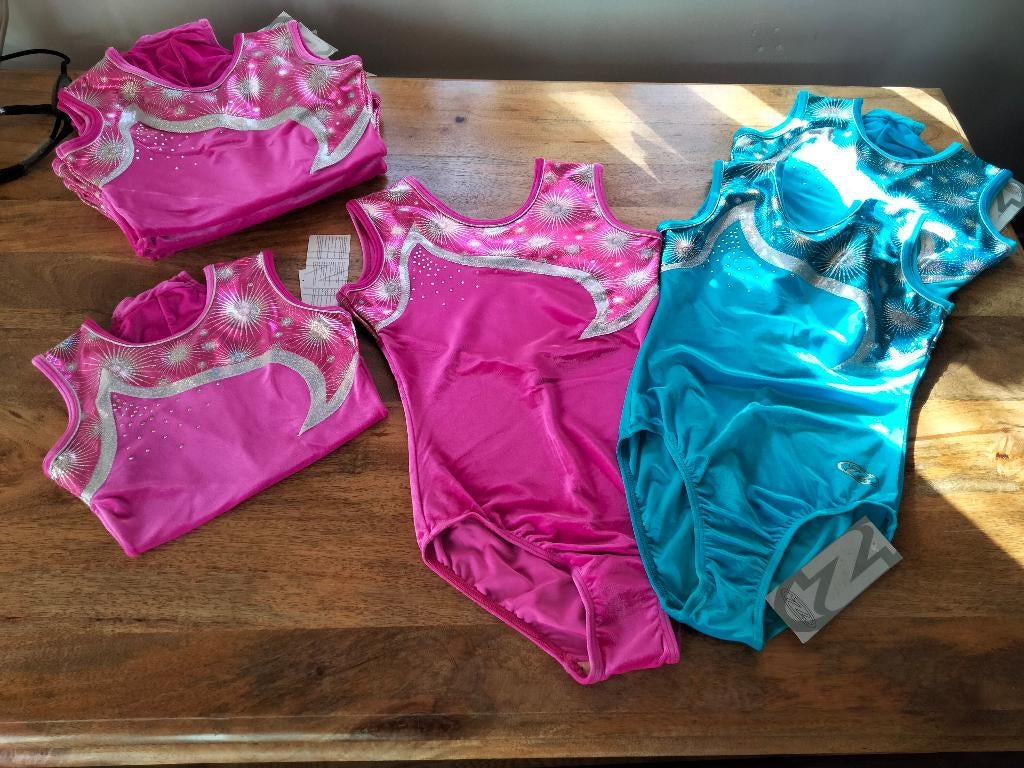 Turnpakje/turnpakjes van het merk The Zone diverse maten, Sport en Fitness, Turnen, Maat 36 t/m 42, Ophalen of Verzenden, Nieuw