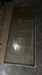 Glas voor deur te koop, Doe-het-zelf en Verbouw, Glas en Ramen, Ophalen, Zo goed als nieuw, Minder dan 80 cm, Glasplaat