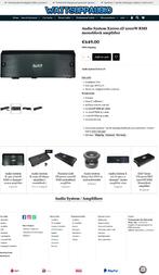Audio System X2000.1D 2000W RMS monoblok versterker, Auto diversen, Autospeakers, Info@optimount.nl, Nieuw, Ophalen of Verzenden