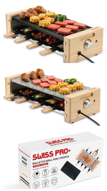 Swiss Pro+ Gourmet - Steengrill - 8 Personen - Nieuw beschikbaar voor biedingen