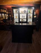 Zwarte barset luifel bar tap bier man cave cafe kroeg toog, Ophalen of Verzenden, Zo goed als nieuw