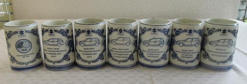 7 Bierpullen Suzuki Dealervereniging Delft's Delftsche Huys, Verzamelen, Automerken, Motoren en Formule 1, Gebruikt, Auto's, Ophalen of Verzenden