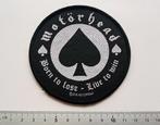 Motorhead vrij mooie ronde born to lose 2010 patch 44, Verzenden, Nieuw, Kleding