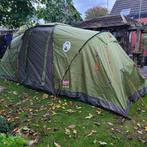Coleman Bering 6 Vis-a-Vis tent - 6-Persoons - Groen, Caravans en Kamperen, Ophalen, Gebruikt, Tot en met 6