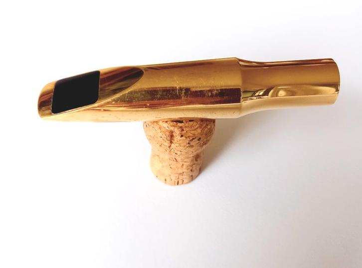 Gold plated Tenor Mouthpiece BRANCHER, Muziek en Instrumenten, Instrumenten | Toebehoren, Gebruikt, Saxofoon, Ophalen of Verzenden