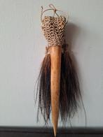 Dolk van mensenbot, Asmat- stam Papua New Guinea, Ophalen of Verzenden