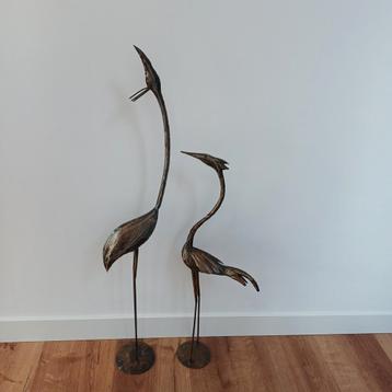 Metalen Vogel Sculpturen  beschikbaar voor biedingen