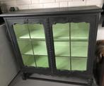 vitrinekast brocante geleefd, Antiek en Kunst, Ophalen