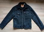 Levi's Sherpa Denim Jack Zwart Maat S, Levi's, Zwart, Ophalen of Verzenden, Zo goed als nieuw