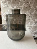 Zzing vaas. Zwart rookglas, Ophalen, Zo goed als nieuw