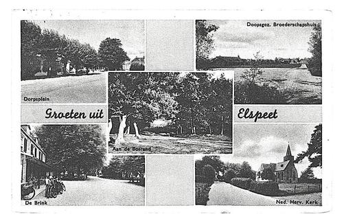 901182	Elspeet	1949 Gld	Gelopen met postzegel, Verzamelen, Ansichtkaarten | Nederland, Gelopen, Gelderland, 1940 tot 1960, Ophalen of Verzenden