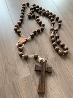 Mooie houten (grote) rozenkrans, Verzamelen, Religie, Ophalen, Zo goed als nieuw, Overige typen