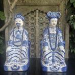 Chinese porselein oude beelden Keizer keizerin chinees groot, Antiek en Kunst, Ophalen