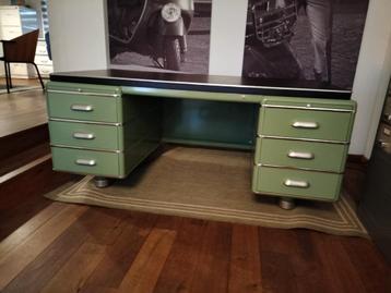 Vintage Bureau met Lades - afbeelding 10