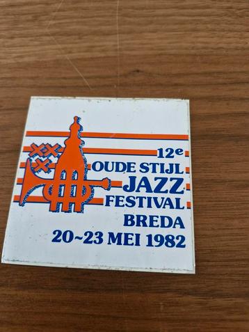 1447 Oude Stijl Jazz Festival Breda 1982 beschikbaar voor biedingen