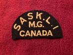 WW2 Canadese Shoulder title SAS.K.L.I. CANADA MG, Verzenden, Landmacht, Overige gebieden, Embleem of Badge