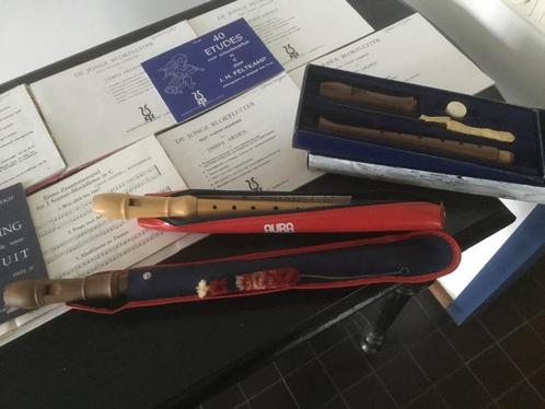 Prachtige verzameling Altblokfluit en Blokfluiten, Muziek en Instrumenten, Blaasinstrumenten | Blokfluiten, Gebruikt, Alt, Verzenden