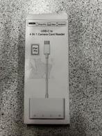 ZGAN! 4 in 1 camera card reader €13,99, Computers en Software, Geheugenkaartlezers, Ophalen of Verzenden, Zo goed als nieuw