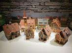 6x vakwerkhuis kerk kerstdorp N spoor modeltrein 1:160, Hobby en Vrije tijd, Modeltreinen | N-Spoor, Overige merken, Gebruikt