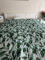 Houten bed 160x200cm incl pocketvering matras en twee nachtk, Ophalen, Tweepersoons, Zo goed als nieuw, 160 cm