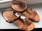 Gabor sleehak, cognac leer, mt 44, Kleding | Dames, Schoenen, Bruin, Verzenden, Gabor, Zo goed als nieuw