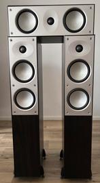 Mordaunt Short Avant speaker set 2x 906 905C zwart, Gebruikt, 120 watt of meer, Front, Rear of Stereo speakers, Ophalen