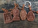 Mooie boeddha houtsnijwerk sleutelhanger hout oosters, Overige typen, Nieuw, Ophalen of Verzenden, https://verburgtvintage.nl/#contact