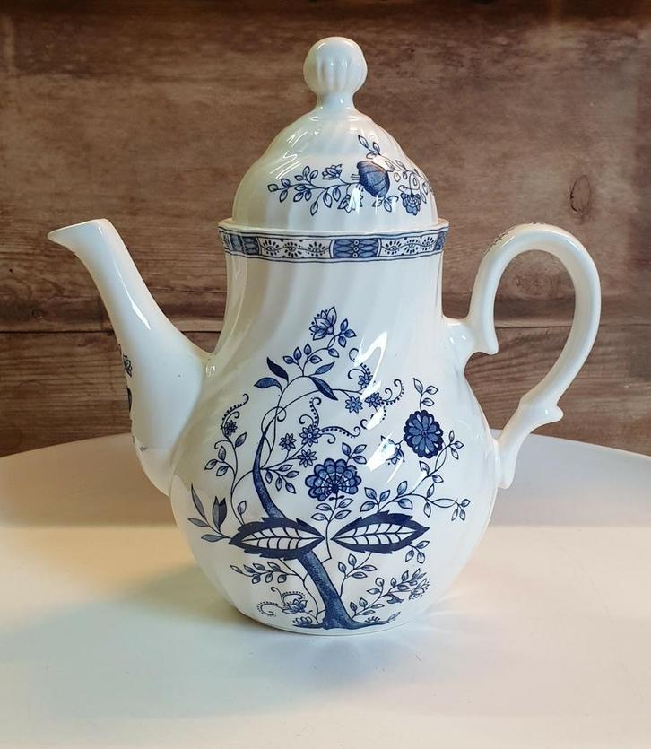 Royal Art Pottery "Blue Onion" theepot Staffordshire England, Antiek en Kunst, Antiek | Servies los, Ophalen of Verzenden