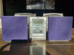 JVC micro HiFi set met boxen, Gebruikt, Cd-speler, JVC, Ophalen of Verzenden