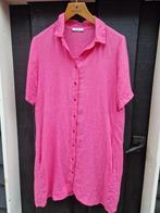 HALFLANGE ROSE LINNEN BLOUSE MAAT 42, Kleding | Dames, Ophalen of Verzenden, Zo goed als nieuw, Maat 42/44 (L), Roze