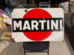 Vintage Martini emaille Reclamebord 1956, Verzamelen, Merken en Reclamevoorwerpen, Reclamebord, Gebruikt, ., Ophalen of Verzenden