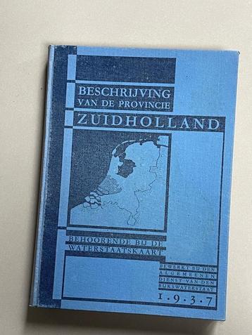 Beschr. Zuid-Holland behoordende bij de waterstaatkaart 1937 beschikbaar voor biedingen