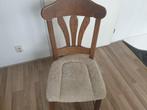 4x zeer nette eetkamerstoelen gestoffeerd, Huis en Inrichting, Stoelen, Ophalen, Hout, Klassiek, Zo goed als nieuw