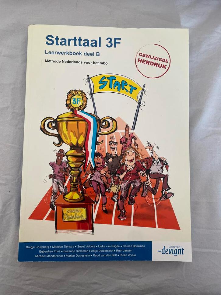 Starttaal 3F Leerwerkboek deel B - MBO Nederlands, Boeken, Studieboeken en Cursussen, Zo goed als nieuw, MBO, Ophalen of Verzenden