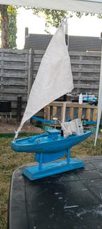 Houten zeilboot (VOOR MEER INFO KIJK DAN BESCHRIJVING), Hobby en Vrije tijd, Modelbouw | Boten en Schepen, Ophalen of Verzenden