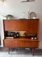 Mid Century High Board wandmeubel, Antiek en Kunst, Antiek | Meubels | Kasten, Ophalen of Verzenden