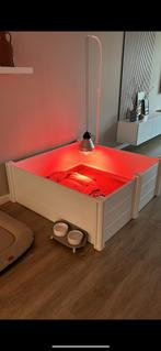 Demontabele kunststof werpkist met ren *te huur*, Dieren en Toebehoren, Ophalen, Zo goed als nieuw, 110 cm of meer