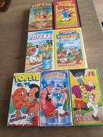 7 Popeye Videobanden., Cd's en Dvd's, VHS | Kinderen en Jeugd, Gebruikt, Tekenfilm, Alle leeftijden, Ophalen of Verzenden