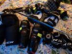 Ijshockey gear maat JR Large en SR small. Bauer en CCM, Sport en Fitness, IJshockey, Ophalen, Gebruikt, Bescherming