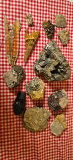Verzameling van 13 edelstenen en mineralen, Ophalen of Verzenden, Mineraal