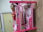 Rose stapelbedje , met twee leuke popjes erbij ., Ophalen, Zo goed als nieuw, Babypop