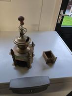 Antieke koperen koffiemolen, Antiek en Kunst, Ophalen of Verzenden