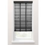 Nieuw houten jaloezie 100x180, Zwart, Nieuw, 150 tot 200 cm, 50 tot 100 cm