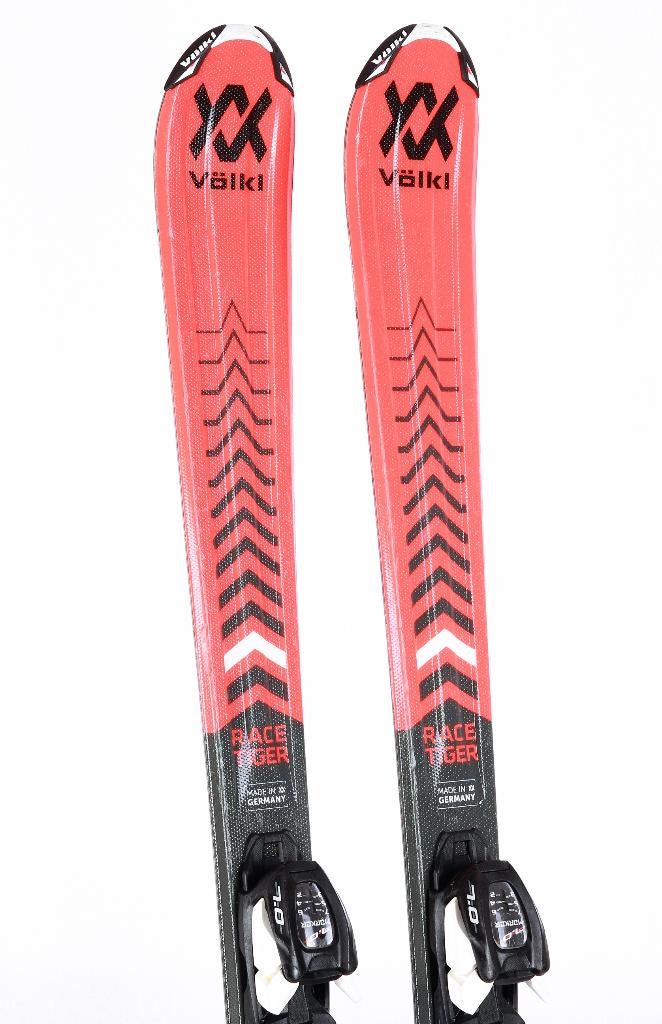 130 140 kinder ski's VOLKL RACETIGER GS JR, red/black, Overige merken, Gebruikt, 100 tot 140 cm, Ophalen of Verzenden