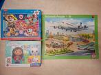 Puzzels 1,50 ps Gabby Paw Patrol Schmidt Vliegveld puzzel, Ophalen of Verzenden, 10 tot 50 stukjes, Zo goed als nieuw