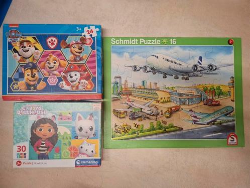 Puzzels 1,50 ps Gabby Paw Patrol Schmidt Vliegveld puzzel, Kinderen en Baby's, Speelgoed | Kinderpuzzels, Zo goed als nieuw, 10 tot 50 stukjes