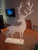 Wit glitter kerst hert in nieuwstaat., Ophalen of Verzenden, Zo goed als nieuw