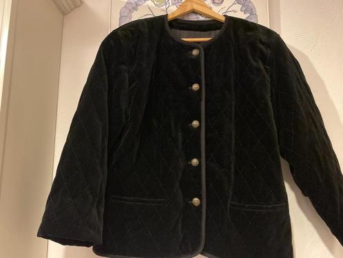 Velvet jasje zwart 40/42, Kleding | Dames, Jasjes, Kostuums en Pakken, Nieuw, Jasje, Maat 42/44 (L), Zwart, Verzenden