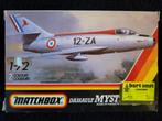 Dassault Mystère IV.A - Matchbox 1:72 - uit 1986, Overige merken, 1:72 tot 1:144, Ophalen of Verzenden, Zo goed als nieuw