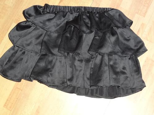 prachtig zwart strokenrokje mt 122, Kinderen en Baby's, Kinderkleding | Maat 122, Zo goed als nieuw, Meisje, Jurk of Rok, Ophalen of Verzenden